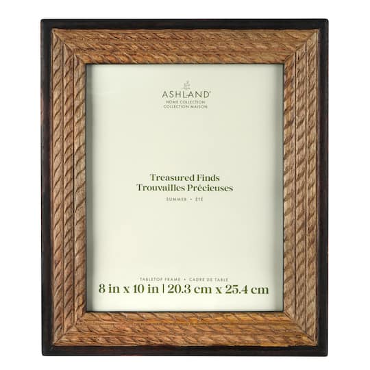 8" x 10" Brown Rope Tabletop Frame by Ashland®